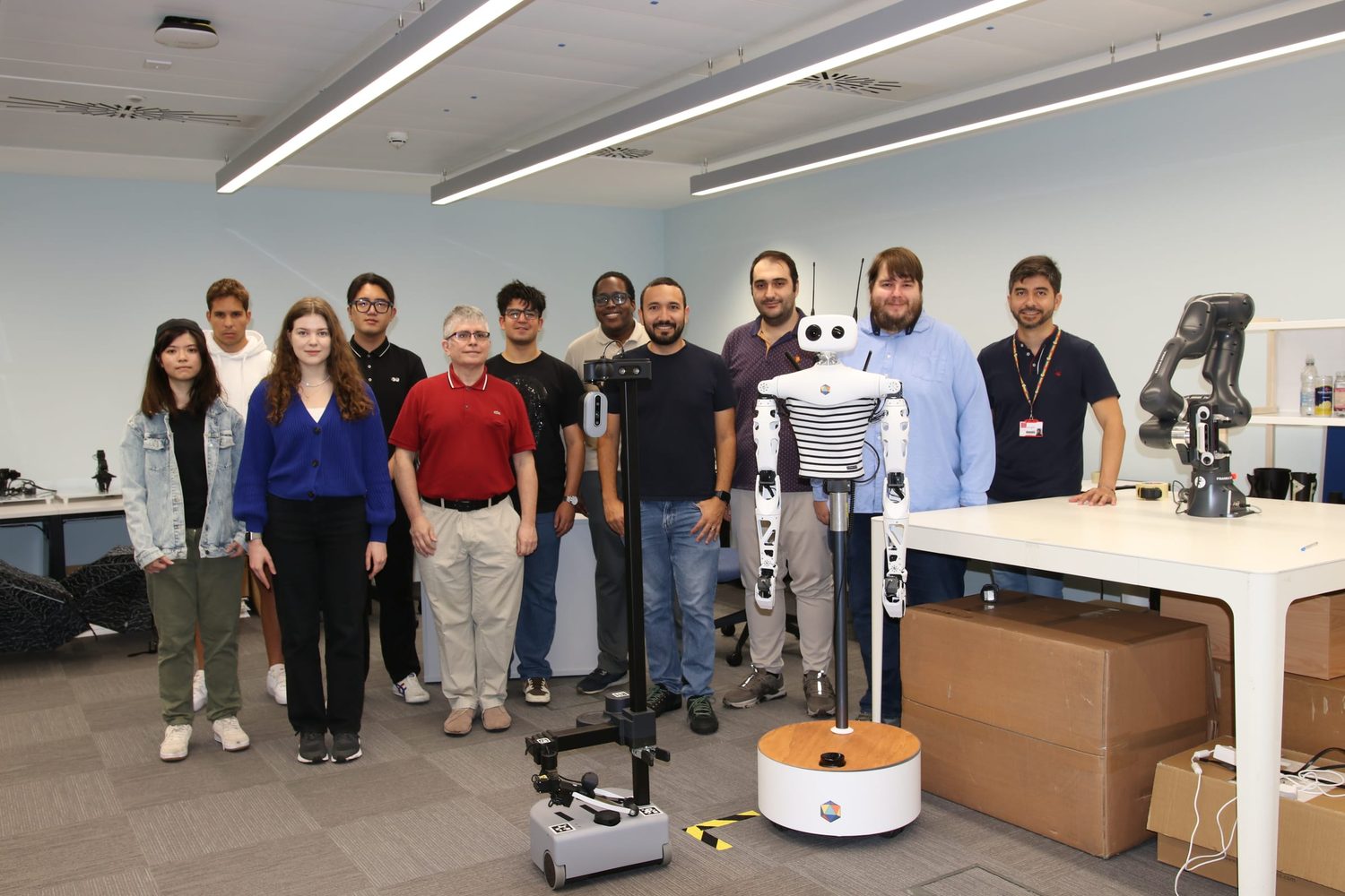 Cardiff University Computational Robotics team group photograph, 2024