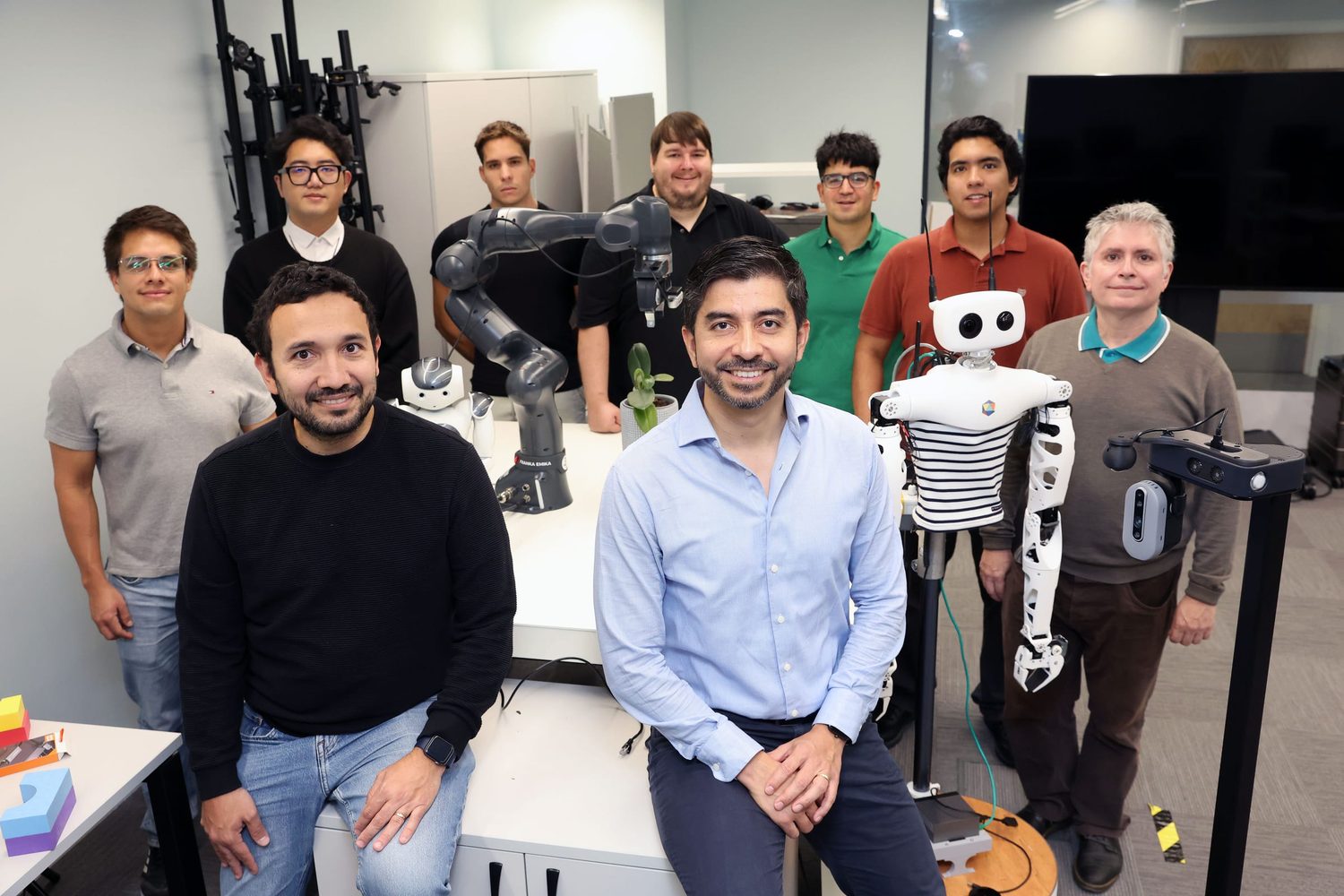 Cardiff University Computational Robotics team group photograph, 2025